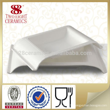 Custom printing ceramic plates cheap japanese square plates